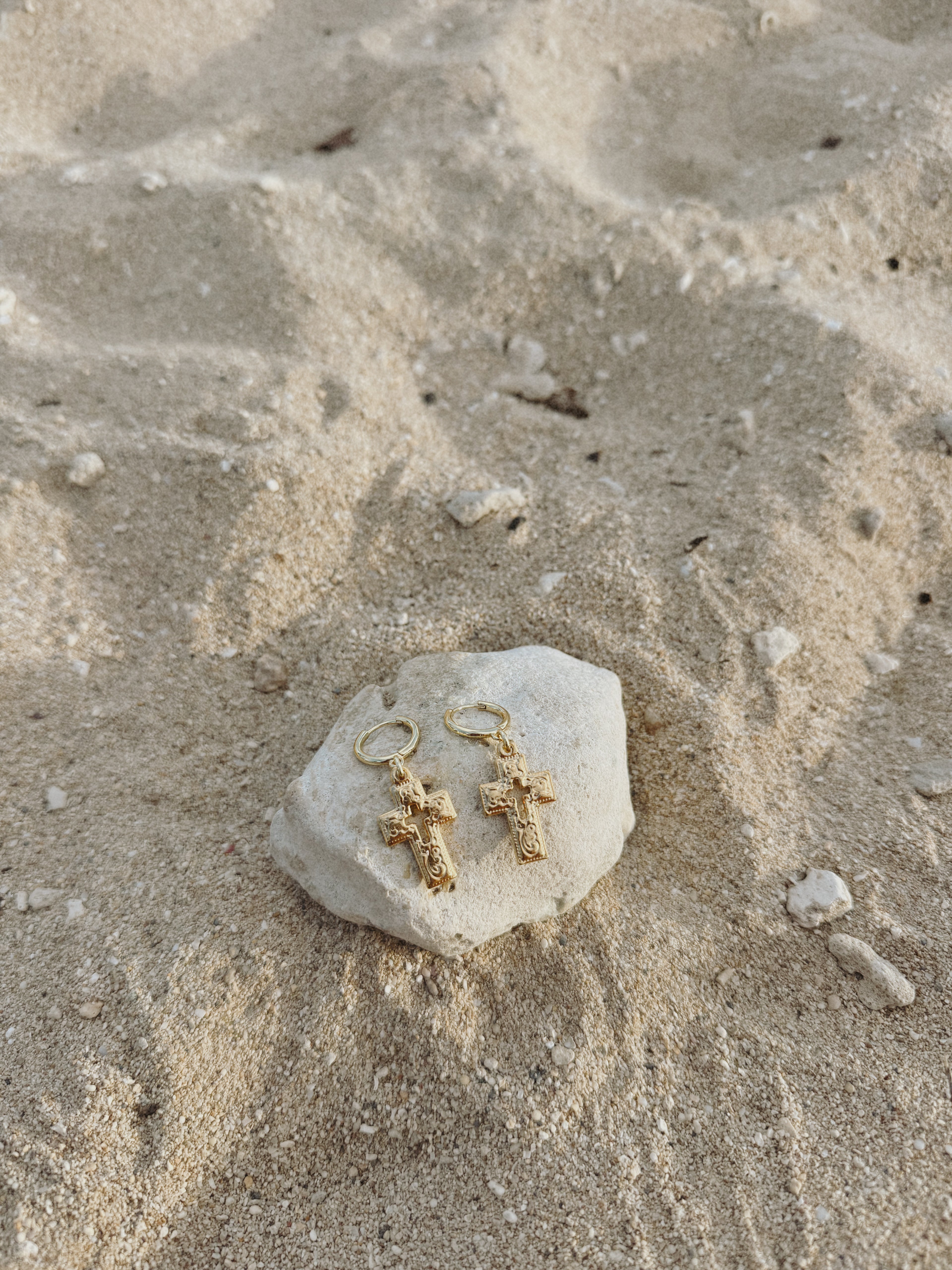 Cross earrings